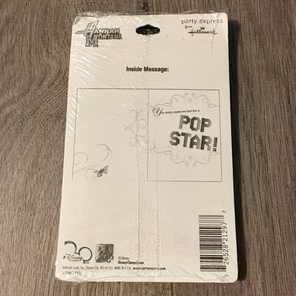 New Vintage Hannah Montana Hallmark Party Invitations & 2 Pk Thank You Notes - Picture 3 of 5